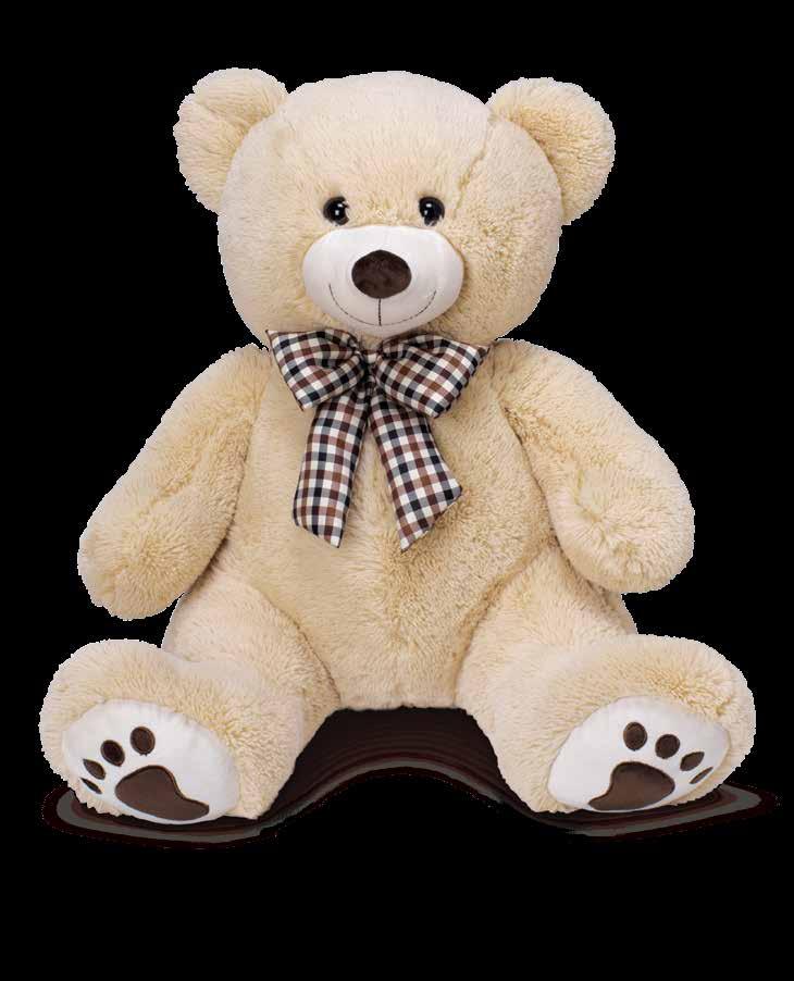 76 cm sentado 2786- Urso Harry XG 10 Sentado: 76