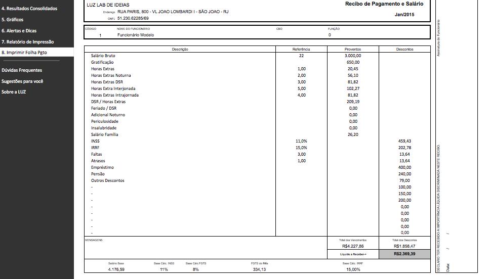 Depois de fazer a sua folha de pagamentos é importante que você consiga passar esses dados para os seus funcionários para que eles entendam os descontos, vencimentos e bônus que compõe os seus