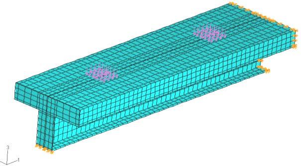 Uma contribuição ao estudo de vigas mistas aço-concreto simplesmente apoiadas.