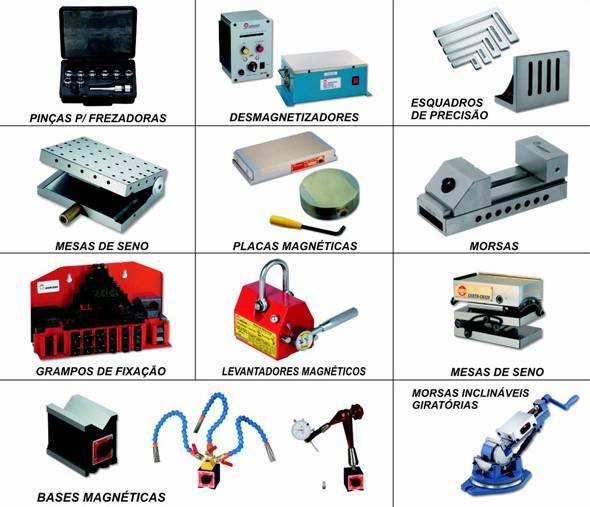 A ITAL comercializa vários equipamentos para usinagem e dimensionamento de peças, que são