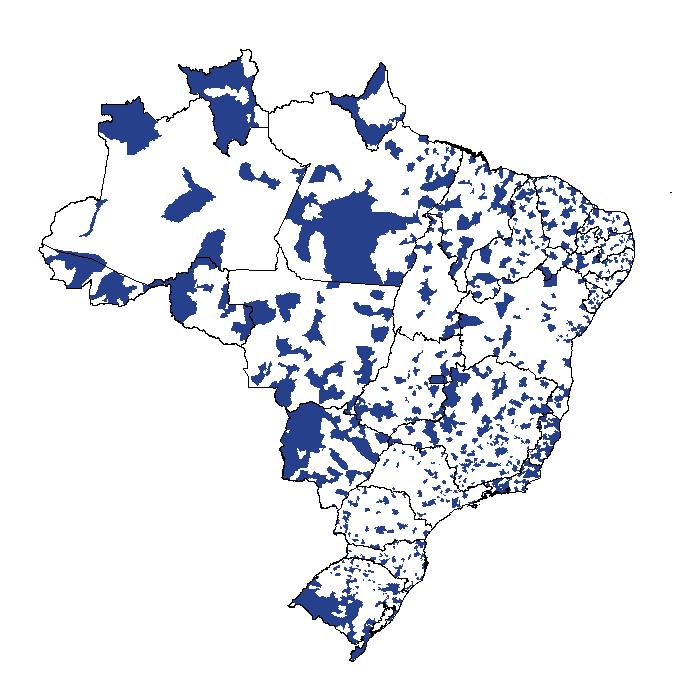 Rede Federal Distribuição dos campi e dos polos EaD nos municípios 2005 2015 Fonte: Inep/Censo da Educação Superior A rede federal está presente em 805 municípios