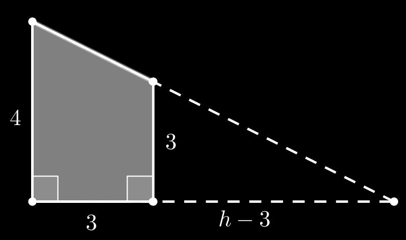 Como o ângulo central do setor mede π, então o triângulo formado pelos raios do setor e a corda é equilátero, ou seja, o menor comprimento do barbante é a medida da geratriz do cone.