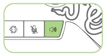 USANDO O BOTÃO DE CONTROLE DE ÁUDIO O Razer Wildcat tem um botão de controle de áudio que pode ser usado para aumentar ou diminuir o volume geral ou mudar o
