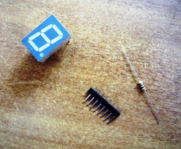 3 1 2 1. 100 ohm Resistor 2. 8 pin Connector 3.