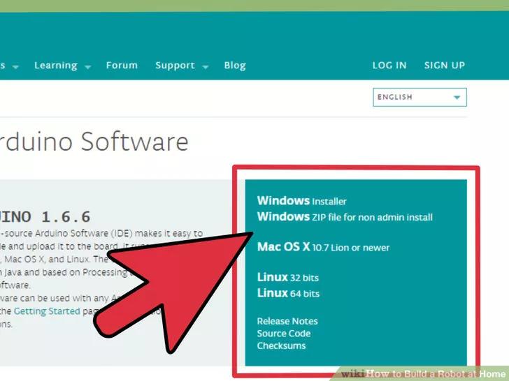 1 Download and extract the Arduino IDE. This is the Arduino development environment, and allows you to program instructions that you can then upload to your Arduino microcontroller.