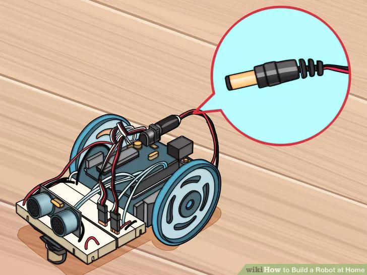2 Connect the battery pack to the Arduino.