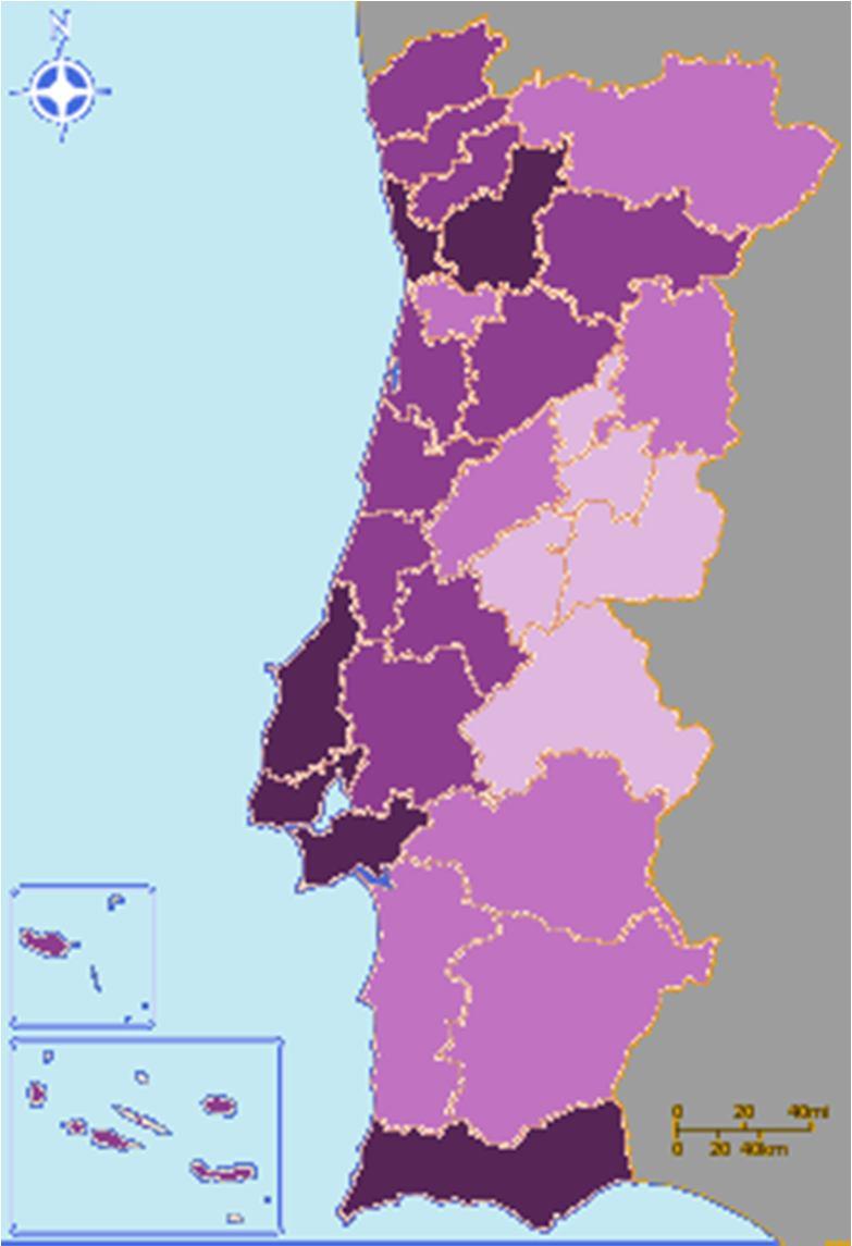 Por NUT III Na análise por zona geográfica NUT III, destaca-se, uma vez mais, a região da Grande Lisboa com a saída de 2.246 empresas do sector, no período de 2010 a 2013.