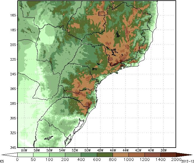 Modelo Atmosférico Eta Região Sudeste Modelo: Modelo Eta (Mesinger et al. 2012) Resolução: 5 km/50 níveis (não hidrostático).