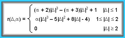 A equação que determina a aproximação polinomial em qualquer direção é dada por: