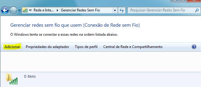 Agora nas configurações de conexão de rede do Windows, conecte na rede IFPB ou IFPB-ALUNO, informando seu