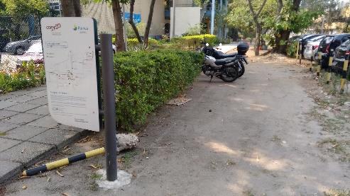 instalados os bicicletários e sugerir alguns aprimoramentos relativos à localização dos mesmos.