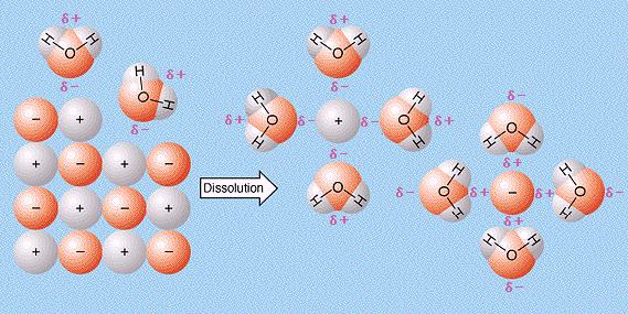 3.2 - Força íon-dipolo Atração entre íons e moléculas polares.