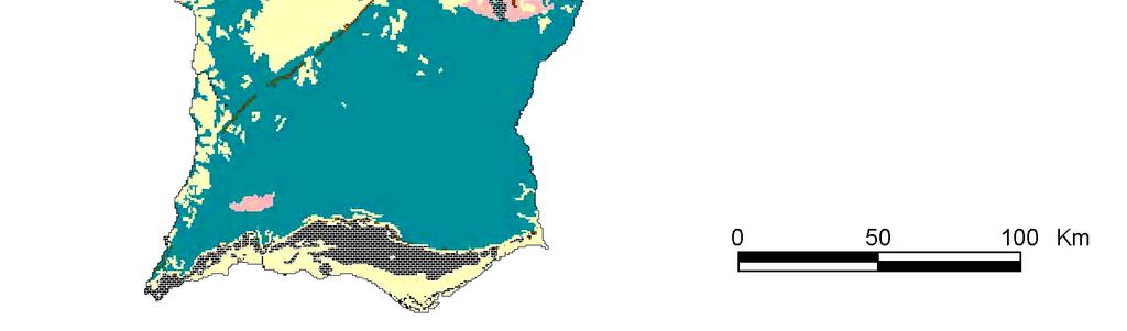 simplificado de Portugal Continental (Atlas