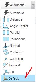 Restrições de Montagem criam uma relação parent/child, ou seja, o componente que você