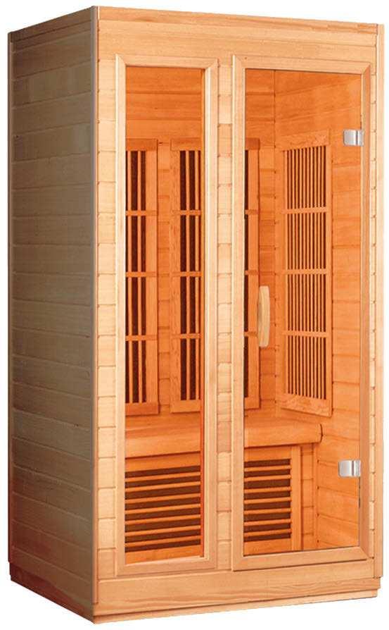 La chaleur du sauna infrarouge pénètre à un niveau sous-cutanée, donc plus effcace qu un sauna traditionnel.