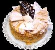torta framboesa Pão de ló branco, recheado com mousse de framboesa, cobertura geleia de framboesa e framboesas para