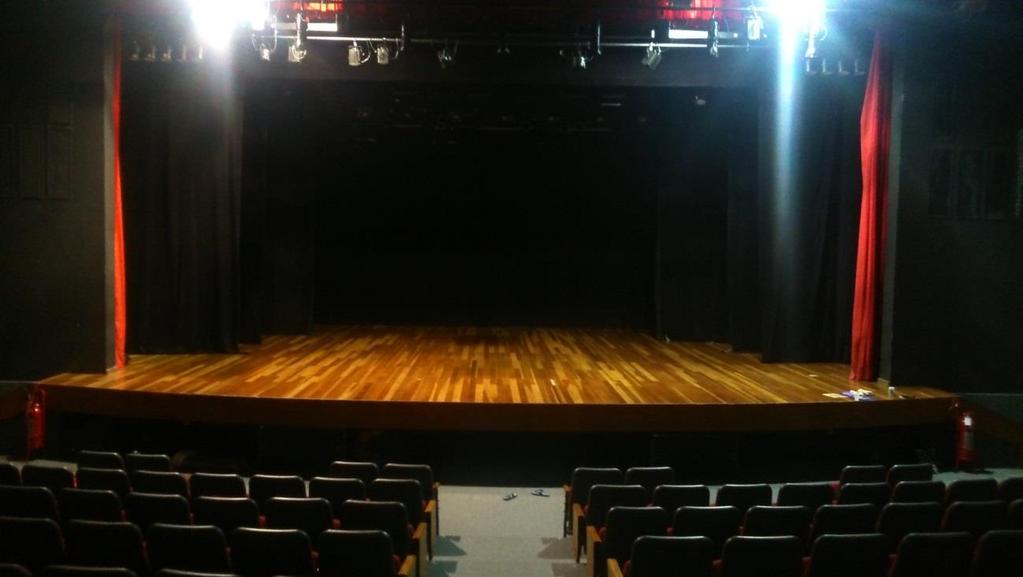 4 - Palco / caixa cênica: Área do teatro destinada à apresentação dos espetáculos, pelos artistas, em dias de espetáculos, em horários determinados pela administração.