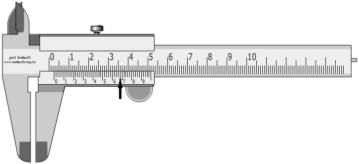 2.6 QUESTIONÁRIO 1- Determine o grau de precisão e faça a leitura para o paquímetro da figura 2- Qual a menor fração de milímetro que pode ser lida com o paquímetro que você utilizou?