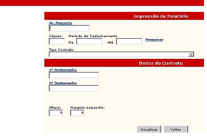 Indique o número da Proposta e clique sobre o link Nr.Proposta. O nome do cliente será exibido.