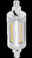 LÂMPADAS - LINHA INTELLIGENT 432808 432815 435113 434925 R7S 5W, 8W E 8W DIMERIZÁVEL Amplie sua experiência LED aplicando as lâmpadas R7s LED em luminárias rebatedoras, arandelas e refletores.