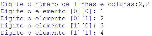 - Matrizes Faça um programa que leia uma matriz digitada pelo usuário e conte quantos números pares existe na matriz, imprimindo o resultado na tela. Imprima a matriz na tela também.