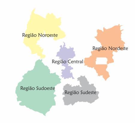 1 Região: Região significa uma determinada área administrativa do Oficial Executivo que compreende mais de um município do