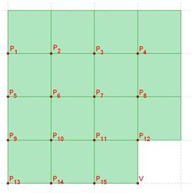 lados ancorado somente no ponto P 1, pois o segundo ponto do comando Polígono é obtido em função de P 1. 4.