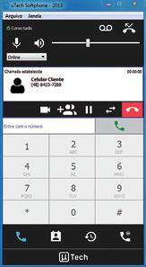 sempre. Softphone Do seu dispositivo móvel A qualquer momento, em qualquer lugar: monitore, controle e receba chamadas de seu ramal diretamente em seu celular.