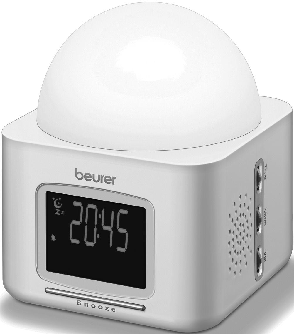 WL 30 P Despertador com luz Instruções de utilização BEURER GmbH Söflinger Str.
