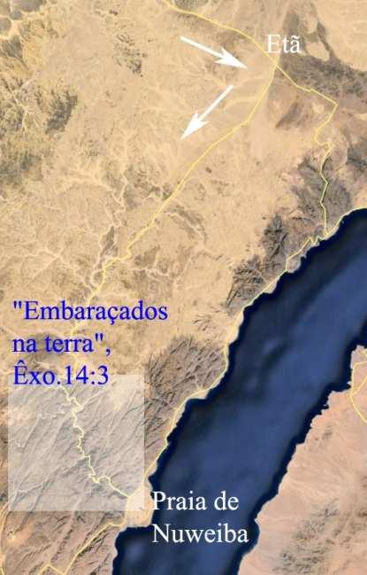 Deus Revela o Êxodo do Egito e a Travessia do Mar Vermelho para Ron Wyatt deles, E partiram de Sucote, e acamparam-se em Etã, que está no fim do deserto, Números 33:6.