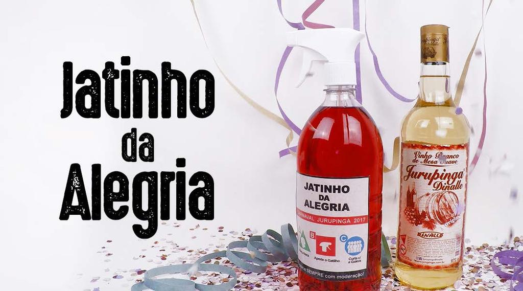 1 garrafa PET de 1 litro Funil 3 doses de Vodka 1 dose de Groselha 1 garrafa de Jurupinga BEM gelada Adapte um borrifador na garrafa Para