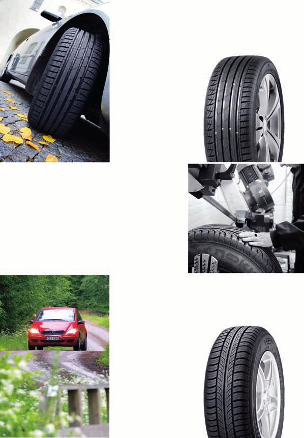 Para todas as condições de estrada H=210 km/h, V=240 km/h O Verão exige demasiado aos pneus.