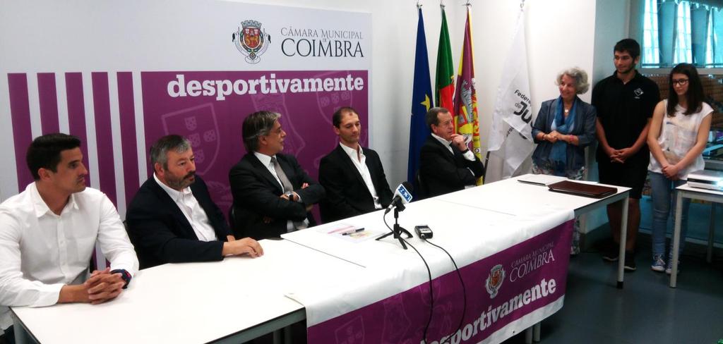 Apresentação da Taça da Europa de Cadetes - Coimbra 2017 24 de maio de 2017 Auditório do Pavilhão Municipal Multidesportos Dr.