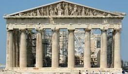 Partenon construido Á deusa Atena.