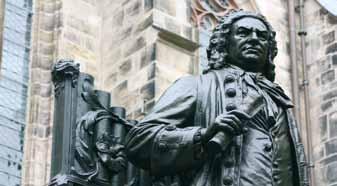 Conheça o local de nascimento de Richard Wagner, a estátua de J.S. Bach e a igreja de São Tomás, onde Bach trabalhou como cantor e onde Wagner foi batizado.