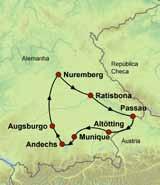 No caminho, paramos na Sagrada Montanha, onde fica o Mosteiro Beneditino de Andechs, o local de peregrinação mais antigo de Baviera.