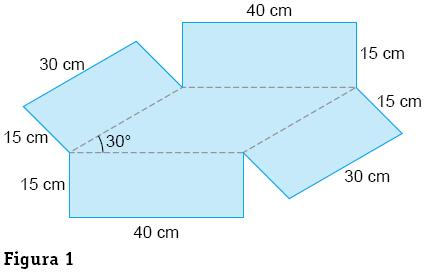 igual a: (A) 585 (D) 685 (B) 525 (E) 700 (C) 625 16) (UFTM) Uma caixa com a forma de prisma hexagonal regular tem volume 192 3 cm 3.