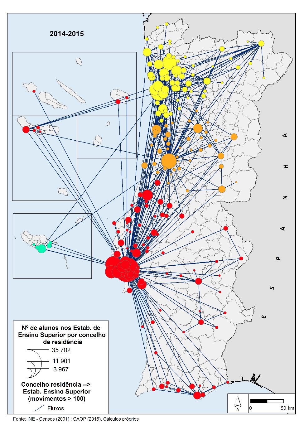 Comunidades de partilha territorial Movimentos para o Ensino Superior Estruturas