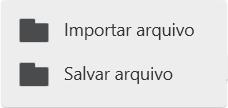 Operar um arquivo Importar um arquivo Você pode importar e exibir um arquivo PDF na tela do quadro banco interativo e escrever texto ou desenhar imagens no arquivo exibido.