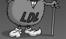 O LDL é adquirido pela ingestão de alimentos gordurosos de origem animal Formam-se as placas de gordura ou