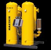 O sistema do secador oferece a máxima confiabilidade com a instalação de filtros particulados da.