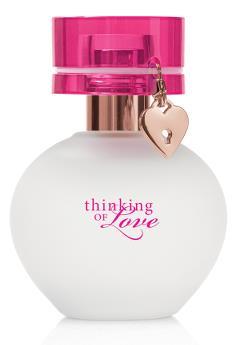 Thinking of Love Eau de Parfum Floral Bouquet Notas de Topo: Mandarim, Rosas Baie, Fresia da primavera.