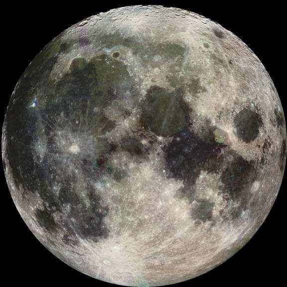 A Lua é o único satélite natural da Terra. Está a uma distância de aprox. 380 000 km.