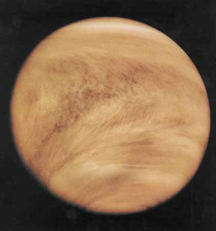 9 2 - Vénus Aspeto de Vénus visto do exterior.