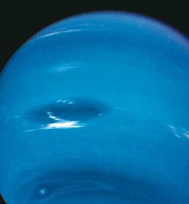 8 - Neptuno O planeta Neptuno fotografado pela sonda Voyager 2 em 1989.