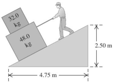 Dados: sen = 0,6 cos = 0,8 Exercício 15 - Uma mulher está a puxar uma mala de 20 kg pela alça, que faz um ângulo com a horizontal, de acordo com a figura. A velocidade da mala é constante.