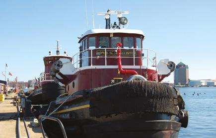de reboque e transporte dos Estados Unidos. Com uma frota de mais de 70 rebocadores e barcaças em 17 localidades ao longo da costa leste, a McAllister está familiarizada com o uso do termo manutenção.