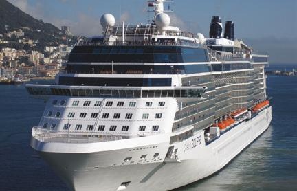 com Celebrity Eclipse Quando um dos mais luxuosos cruzeiros do mundo, o Celebrity Eclipse, operado pela Celebrity Cruises, precisou de uma rápida atualização no porto de Málaga, o empreiteiro,