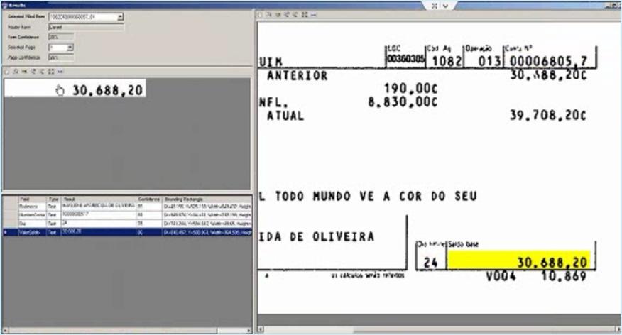 com OCR/ICR + OMR para extração de