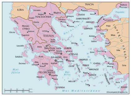 GRÉCIA ANTIGA Na região onde está localizada a Grécia formou-se a primeira grande civilização duradoura do mundo ocidental.